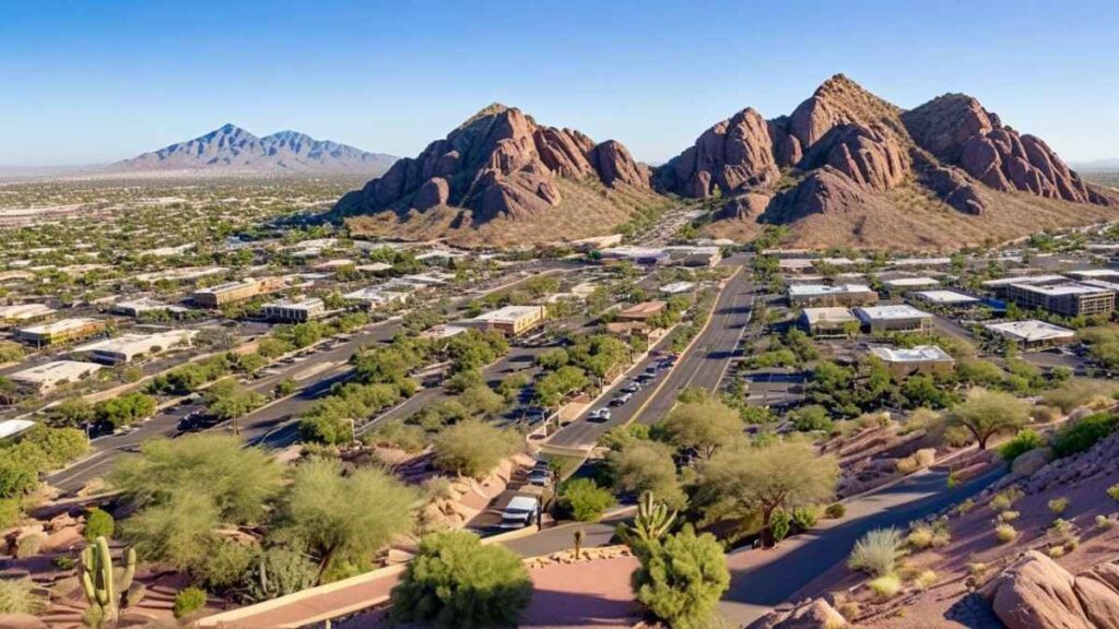 view of camelback mountain
