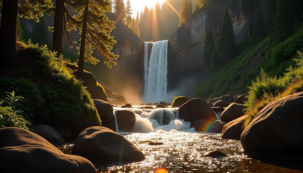 Mist Trail leading to Vernal Falls in Yosemite National Park