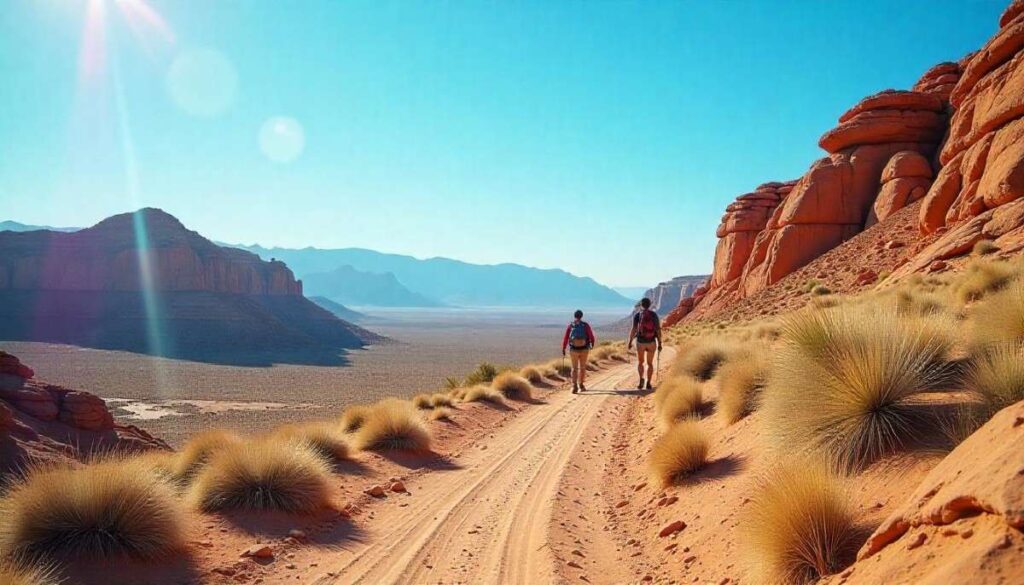 Desert hiking trails in Scottsdale showing easy, moderate, and difficult paths for all experience levels.