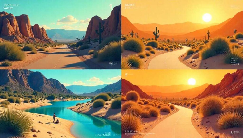 Park area trails in Joshua Tree