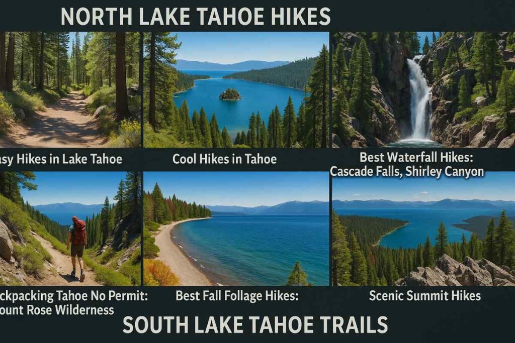 Regional hiking in Lake Tahoe