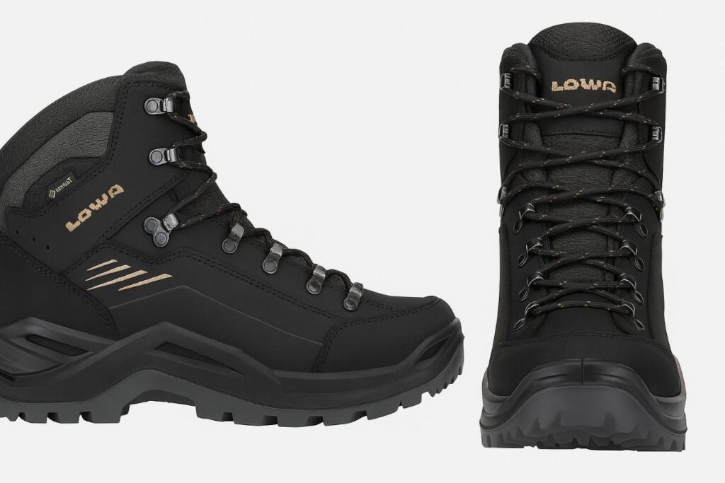 Lowa Renegade EVO GTX Mid boot designed for long-distance trekking in wet conditions.