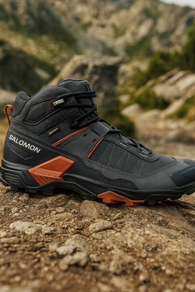 sideveiw of Salomo X Ultra 5 Mid GTX.