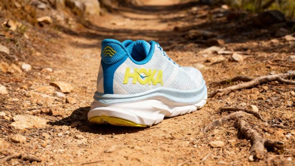 Back angle view of HOKA Clifton 9.