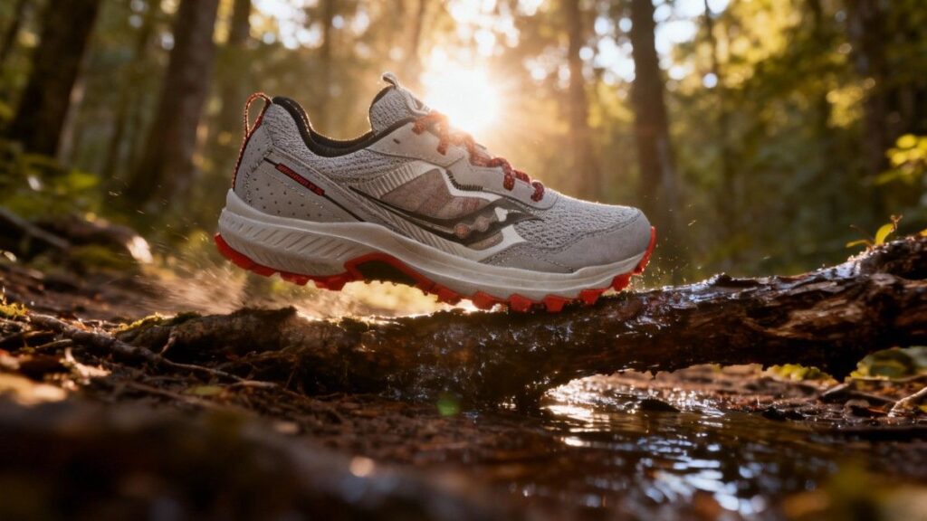 Saucony Excursion TR16 Outdoor Shot. 