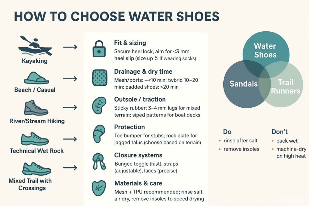 Buying guide for Best Water Shoes.