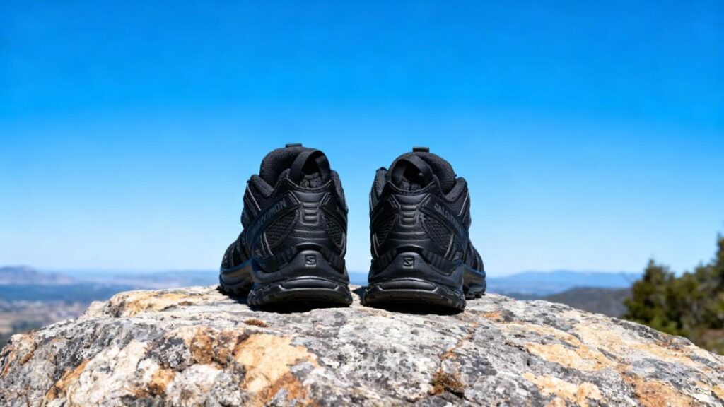 Backside view of Salomon XA Pro 3D.