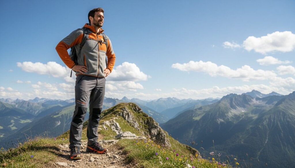 Hiker testing Salomon Speedcross 6 GTX.