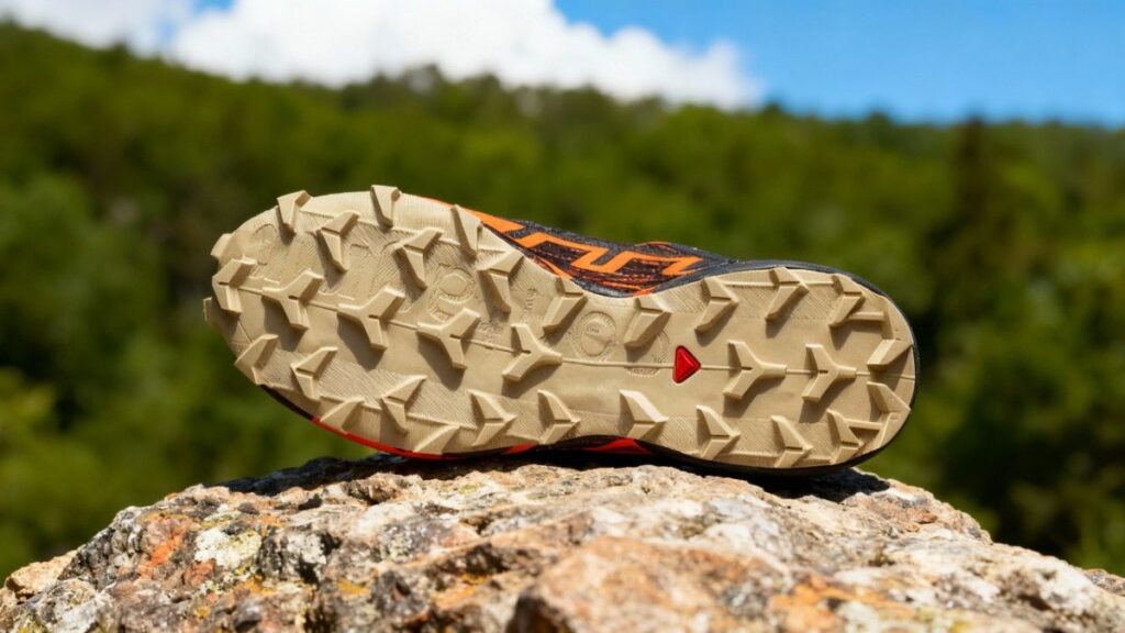 Sole of Salomon Speedcross 6 GTX.