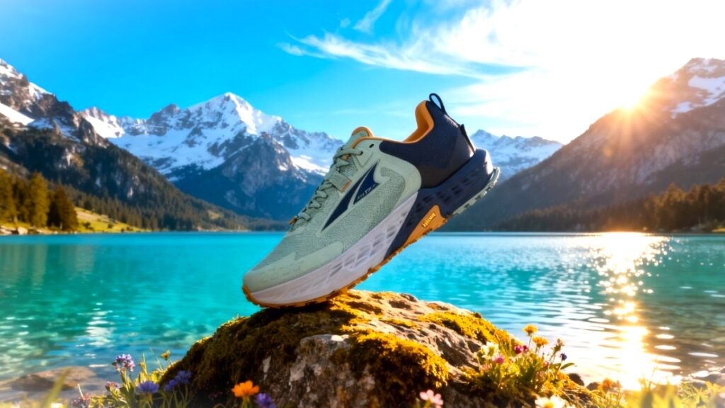 Altra Timp 5 displayed in the outdoor environment.