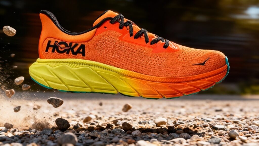 Close-up of Hoka Arahi 7.