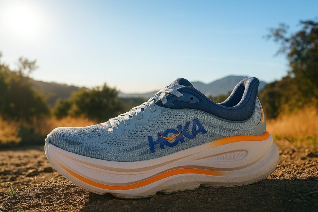 HOKA Bondi 9 close-up shot.