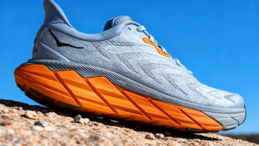 Close-up view of HOKA Arahi 6.