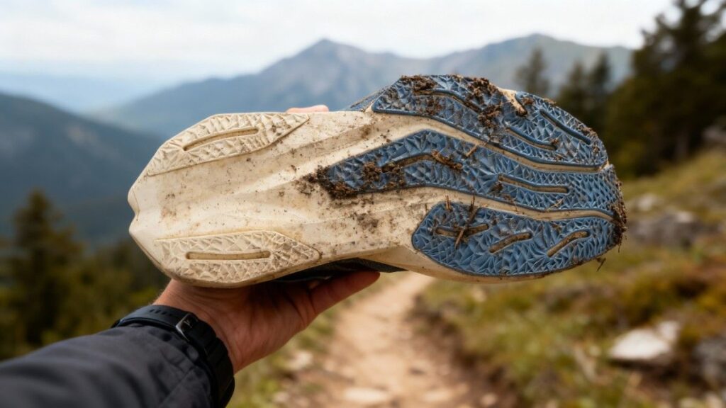 Outsole of New Balance FuelCell Rebel v4.