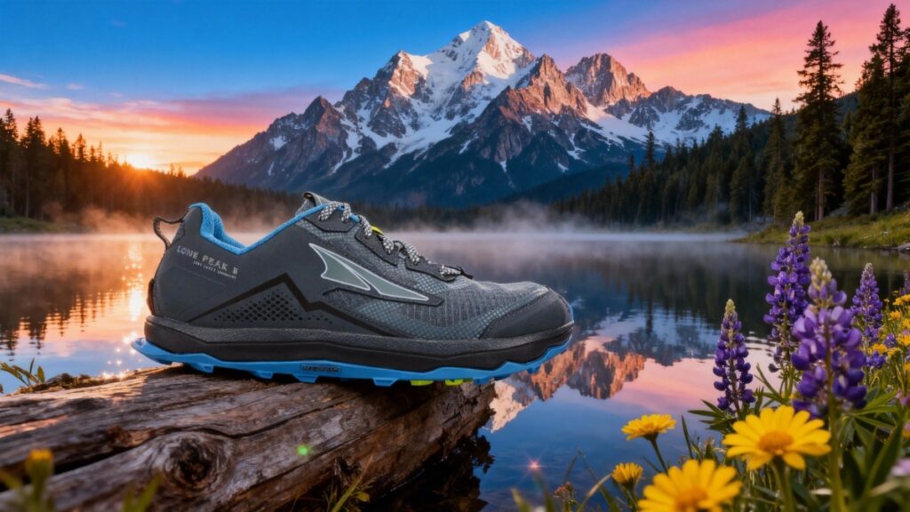 Altra Lone Peak 5 Outdoor shot.
