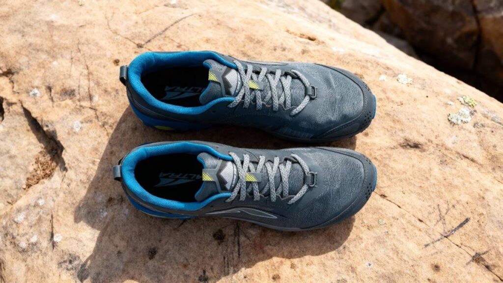 Above angle view of Altra Lone Peak 5.