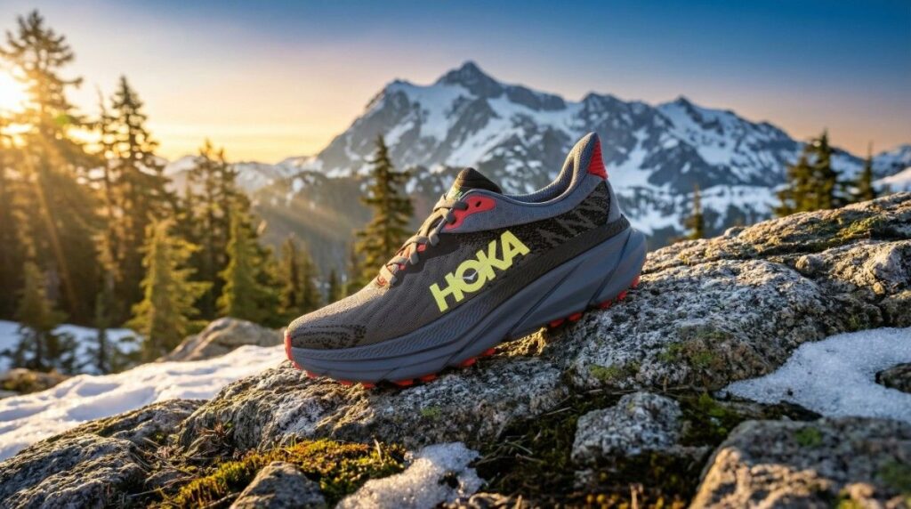 Outdoor shot of HOKA Challenger 7.