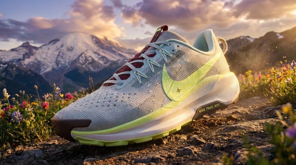 Nike Pegasus Trail 5 GTX outdoor shot. 