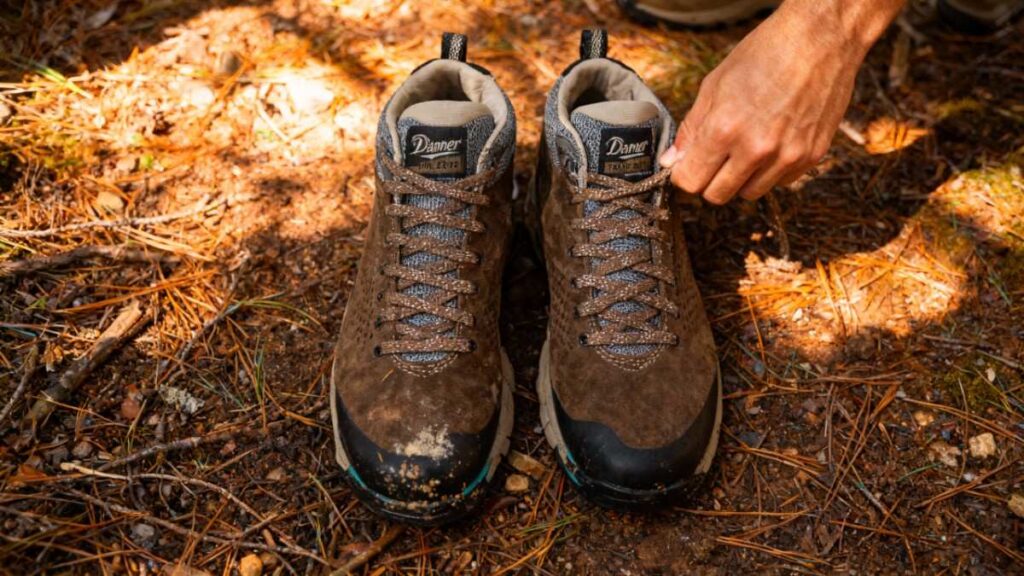 Danner Trail 2650 GTX pair above angle view.